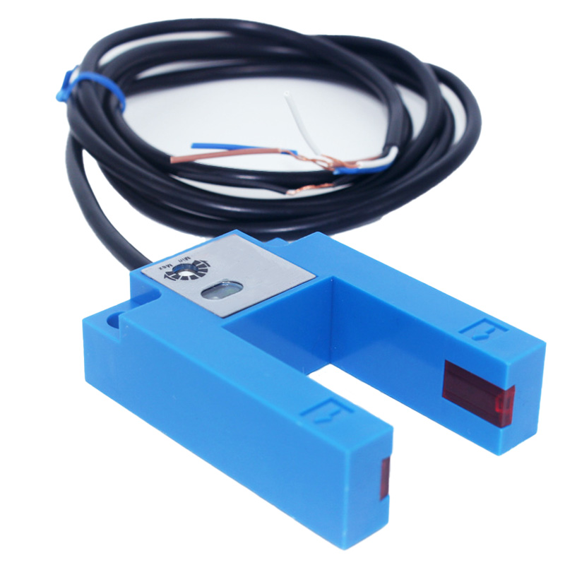 Czujnik fotoelektryczny BXUAN E3S, detekcja podczerwieni, odległość 30mm-50mm, przełącznik NPN PNP NO+NC, kwadratowy, typu Through Beam.
