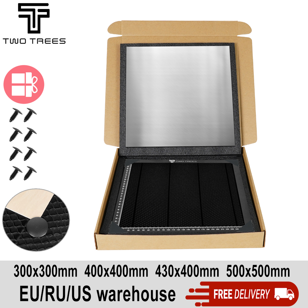 Twotrees Laser Apparatuur Honingraat Werktafel Voor Sculpfun Xtool Co2 Snijden Laser Graveur Machine 300X30/400X40 0/500X500Mm