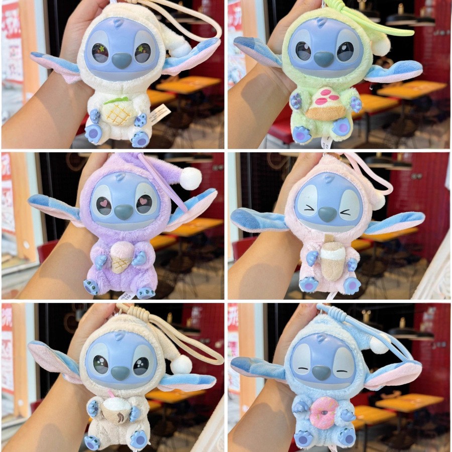 Kawaii ponto comer algo antes do sono chaveiro bonito brinquedos de pelúcia mochila acessório decoração presente aniversário