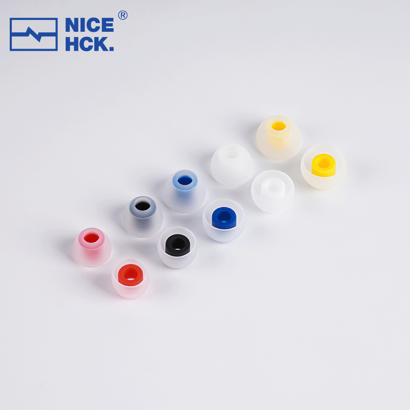 Nicehck 07 pontas de ouvido de silicone com isolamento de ruído, pontas macias e seguras, melhoram o vocal para nx7mk3 asx zsn zs10 pro zsx em fone de ouvido
