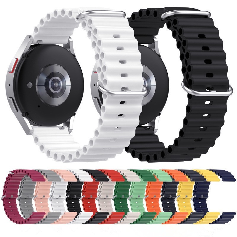 Ocean Strap voor Apple Watch Ultra 2 Band 49mm 44mm 40mm 45mm 41mm 42mm 46mm 38mm siliconen armband iWatch Series 10 9 SE 8 7 6 5