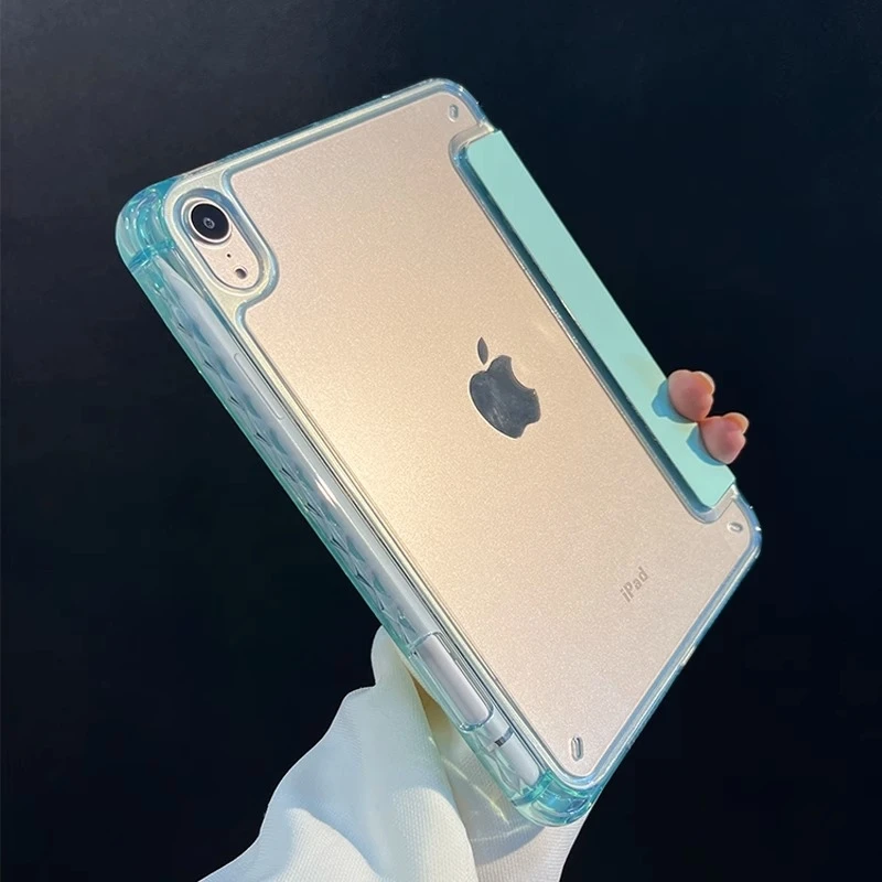 2025 nueva funda transparente para tableta para IPad 11th Gen A16 10th 9/8/7th 10,2 "Pro 12,9" Air 11 13 M3 2025 Mini 7 6 5 4 cubierta a prueba de golpes