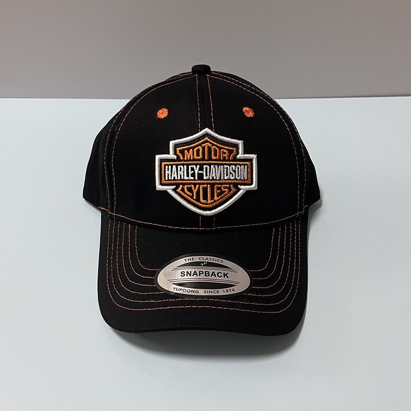 Nieuwe zomer motorhoed katoenen borduurwerk Harley Davidson logo baseballpet verstelbare mode hiphop hoed outdoor zonnehoed