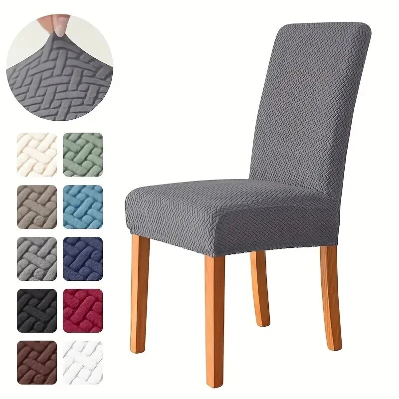 Capa elástica para cadeira, capa barata para cadeira, tamanho universal, assento elástico para casa, sala de estar, cadeiras, para casa, jantar