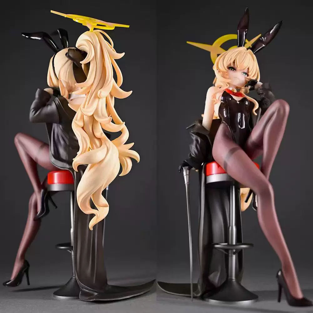 Anime Lachende Professor Bunny Girl Figuur Pc Case Collectible Model Ornament Pvc Speelgoed Standbeeld Decoratie Game Randapparatuur Geschenken