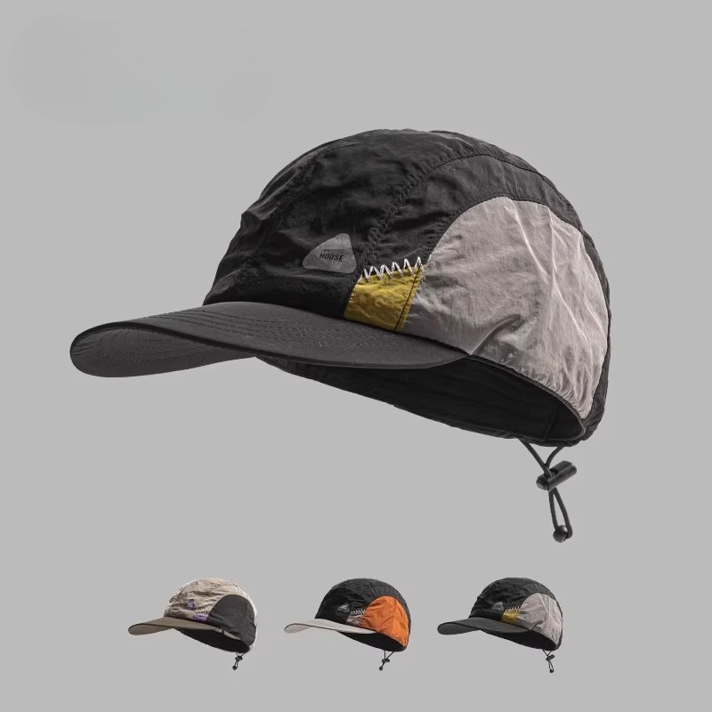 Casquette de baseball assortie aux couleurs, fine, respirante, à séchage rapide, à bord plat, décontractée, protection solaire, pour hommes et femmes