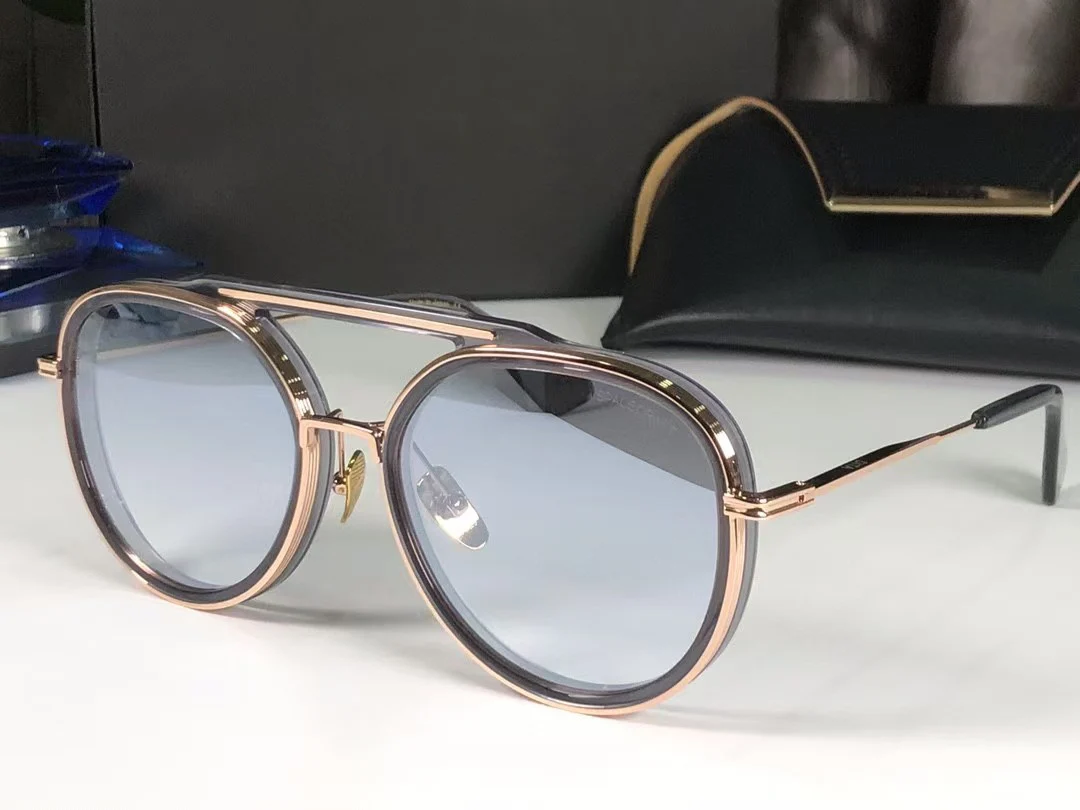 SPACECRAFT SIZE55-21-140 lunettes de soleil de haute qualité pour hommes Style titane lunettes de soleil Design de mode pour femmes avec boîte
