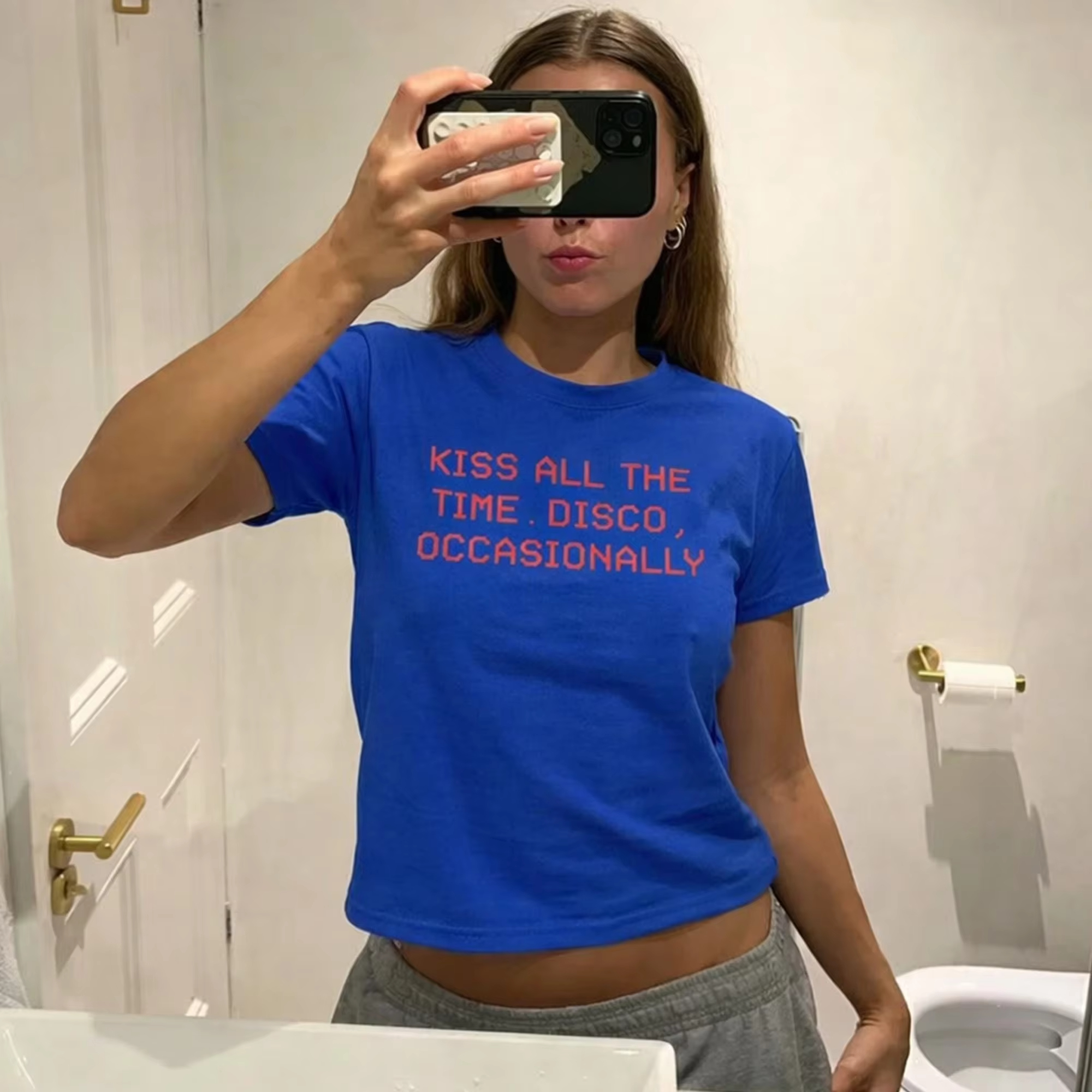 Футболка с принтом в стиле альбома Harry Styles Kiss All The Time Disco, унисекс, хлопковая, летняя, новая, оверсайз, топы больших размеров