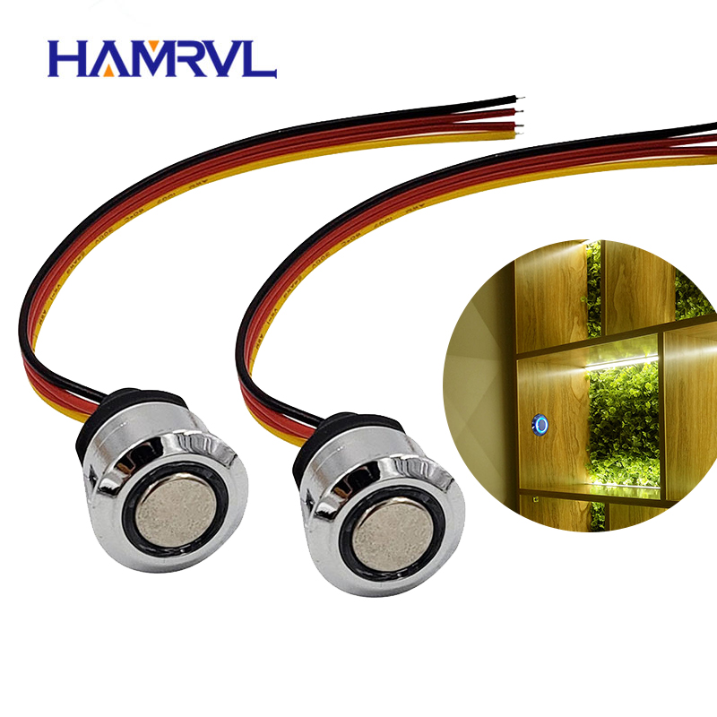 1/2 stücke Led Dimmer 12v Touch Schalter Für LED Streifen Licht Stufenlos Dimmbare Helligkeit Controller DC 5V -24V Licht Dimmer Steuerung