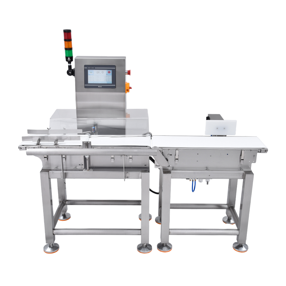 2024 Hot Sale High Speed With rejector Check Weigher Automatic Detection Of Product Weight For Food Processing Industry