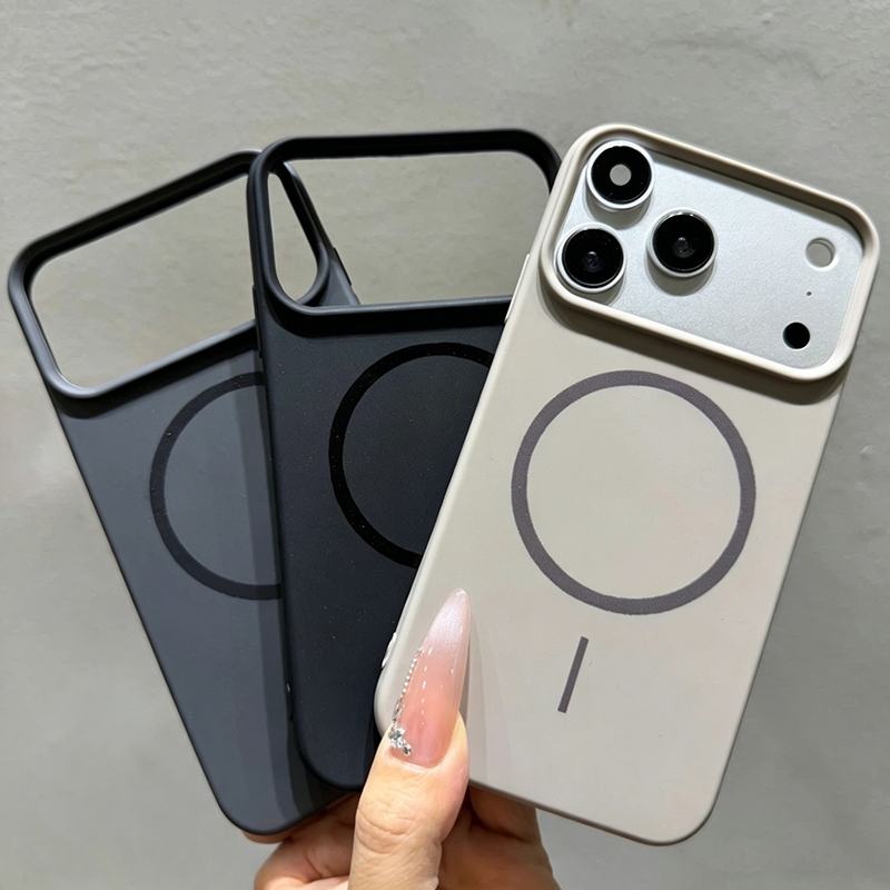 Custodia Opaca Ultra Sottile per Ricarica Wireless per iPhone 11 XR, Simile a 17Pro, Cover Morbida Magnetica in Acrilico Stile 17Pro Fai-da-te