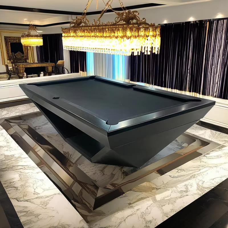 Popular Family Villa Pool Table Durable Professional American Solid Wood Billiard Table 9FT
