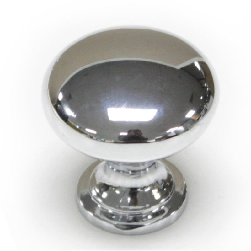 2 stks/4 stks Chroom Metalen Deurknoppen Lade Garderobe Keukenkast Handgrepen Zilveren Meubelaccessoires