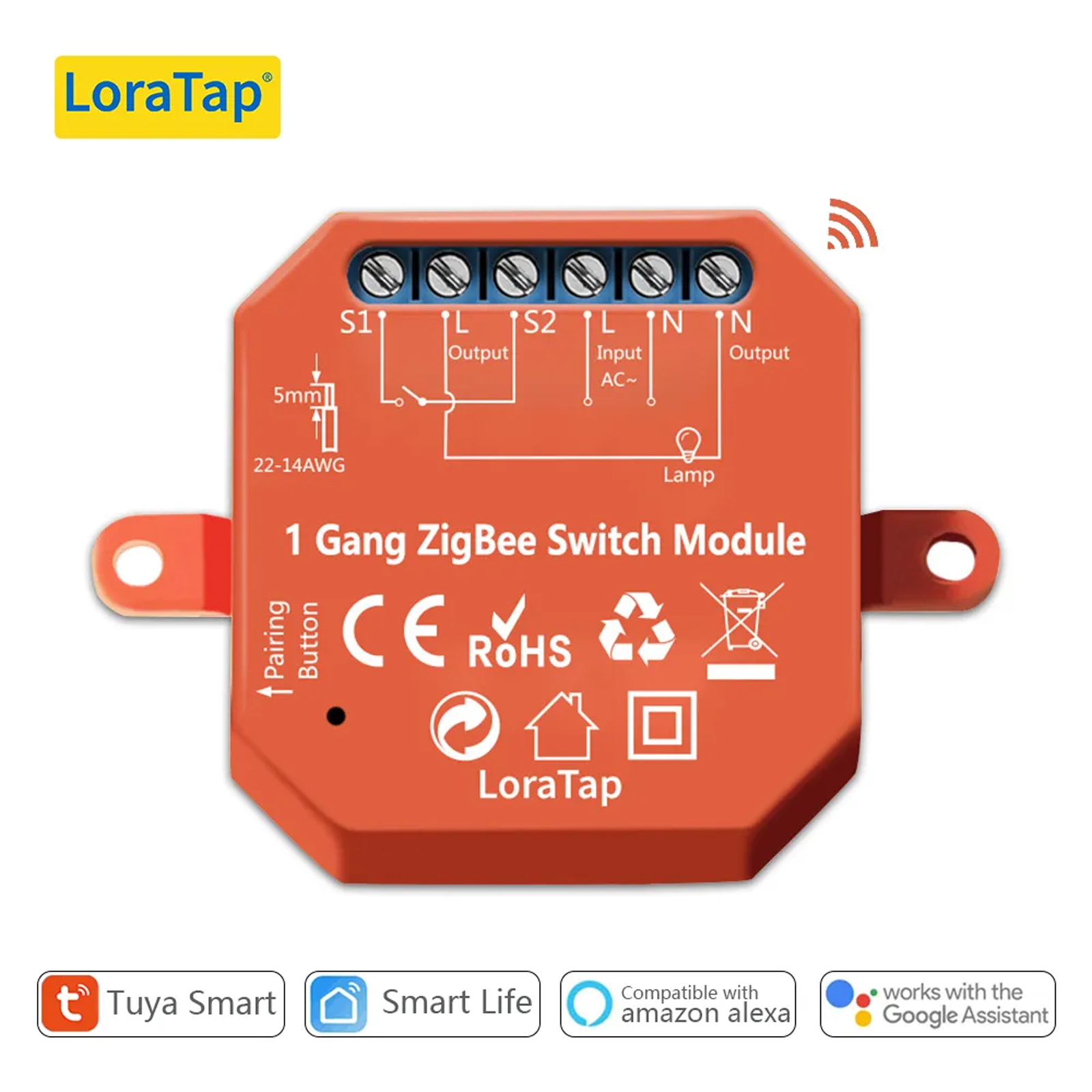 Módulo de relé inteligente Tuya ZigBee 3,0, dispositivo de iluminación y apagado, temporizador, compatible con Google Home, Alexa, MQTT, 16A