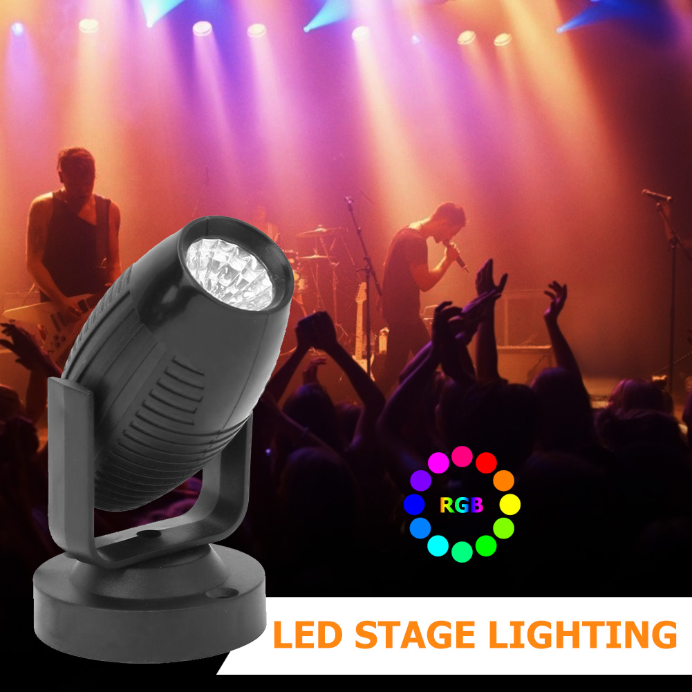 Foco de luz LED RGB para escenario, iluminación interior, ahorro de energía, para bodas, fiestas en casa, sala de estar