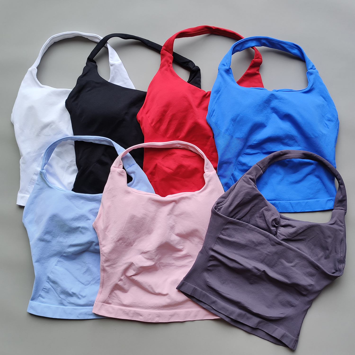ARFTE ホルタートップ ジムベスト 女性用 バックレス タンクトップ プッシュアップ スポーツブラ ランニングベスト ワークアウトトップス アクティブウェア ヨガウェア