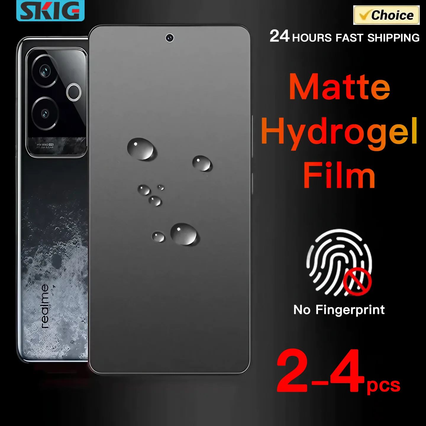 2-4 STUKS Matte Hydrogel Film voor Realme 14 13 12 11 Pro Plus Geen Vingerafdruk Screen Protector Niet Gehard Glas