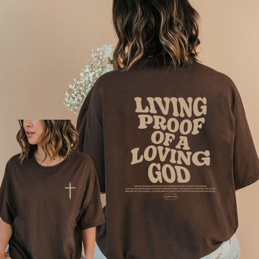 Ästhetisches christliches T-Shirt, christliche Bekleidung, braunes Jesus-T-Shirt, trendige Streetwear-Kleidung, Bibelvers-Shirts, christliches Geschenk