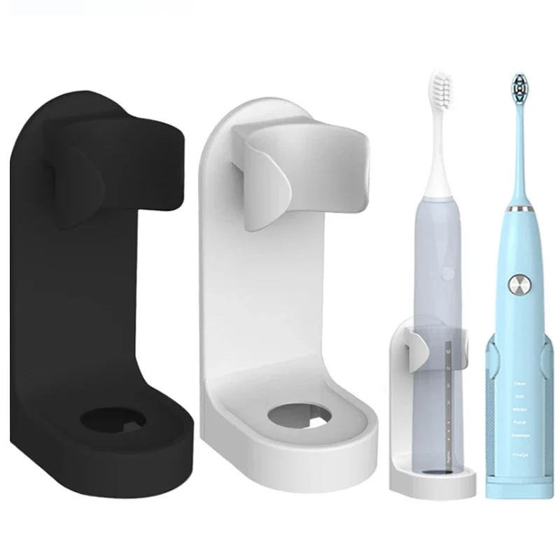 Soporte para cepillo de dientes eléctrico, soporte para cepillo de dientes sin rastro, estante montado en la pared para baño, adaptador 90% de soporte para cepillo de dientes eléctrico
