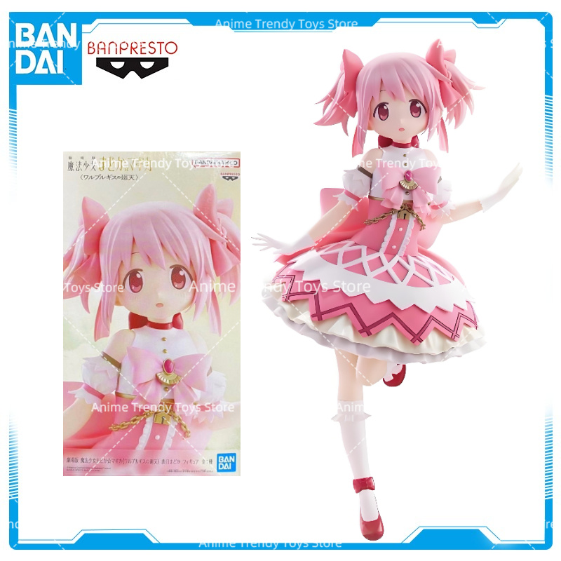 In Stock Original BANDAI BANPRESTO Puella Magi Madoka Magica Kaname Madoka Anime Model Collection Toys Gifts WY