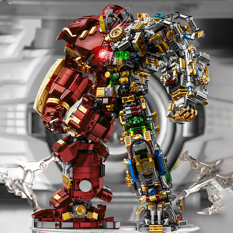 2700 + шт., блоки Iron Heroes, экшн-фигурки, строительные наборы, Buster Mech, сделай сам, кирпичные коллекционные игрушки для мальчиков, подарки для взрослых и детей