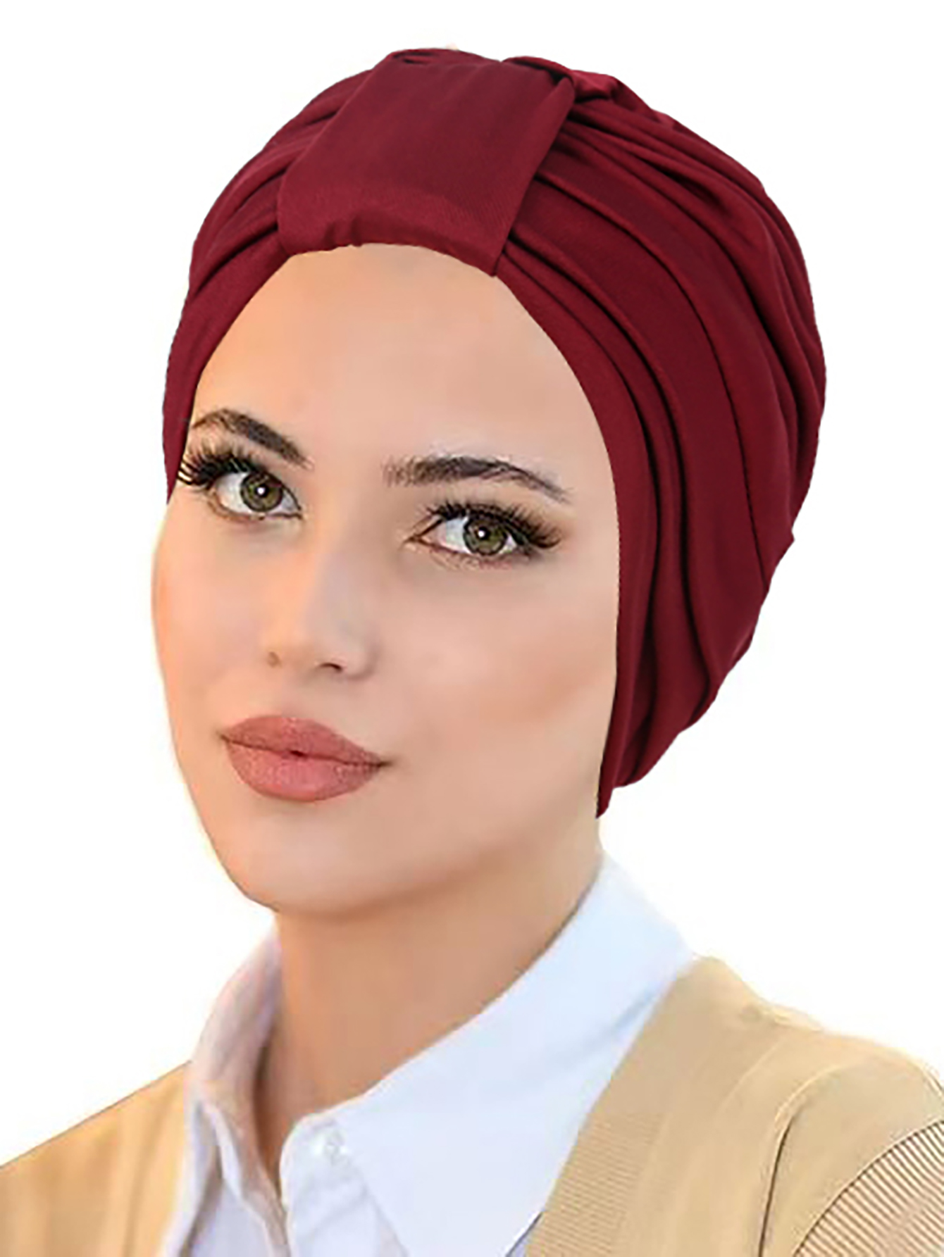 2024 nowych kobiet muzułmańskie czapki hidżab owinięte głowy miękkie elastyczne damskie Turban Bonnet moda jednokolorowe nakrycia głowy nadające się do noszenia