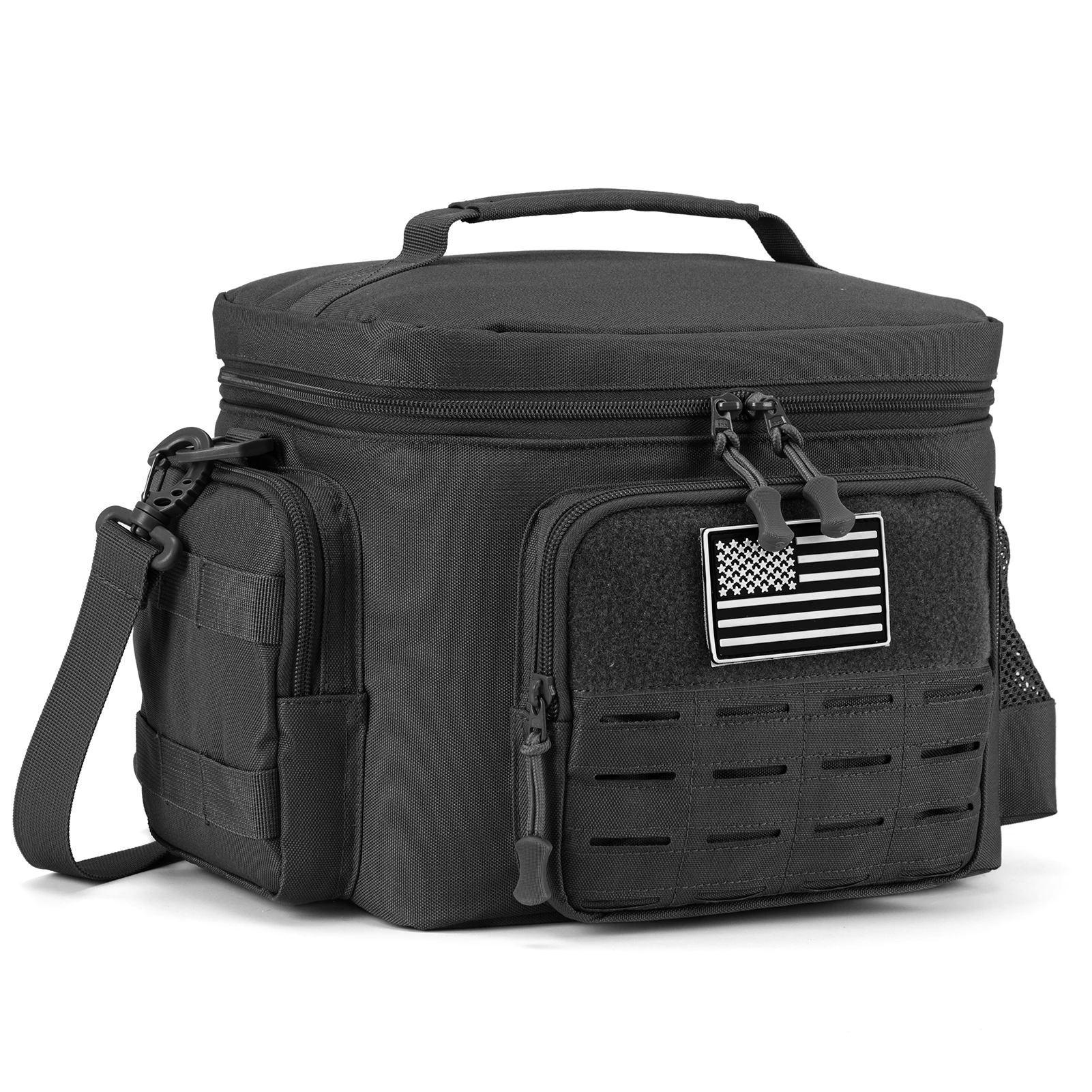 Tactische Thermische Koeltas Outdoor Heavy Duty Lunchbox Werk Lekvrij Geïsoleerd Duurzame Lunchtas voor Mannen Maaltijd Camping Picknick