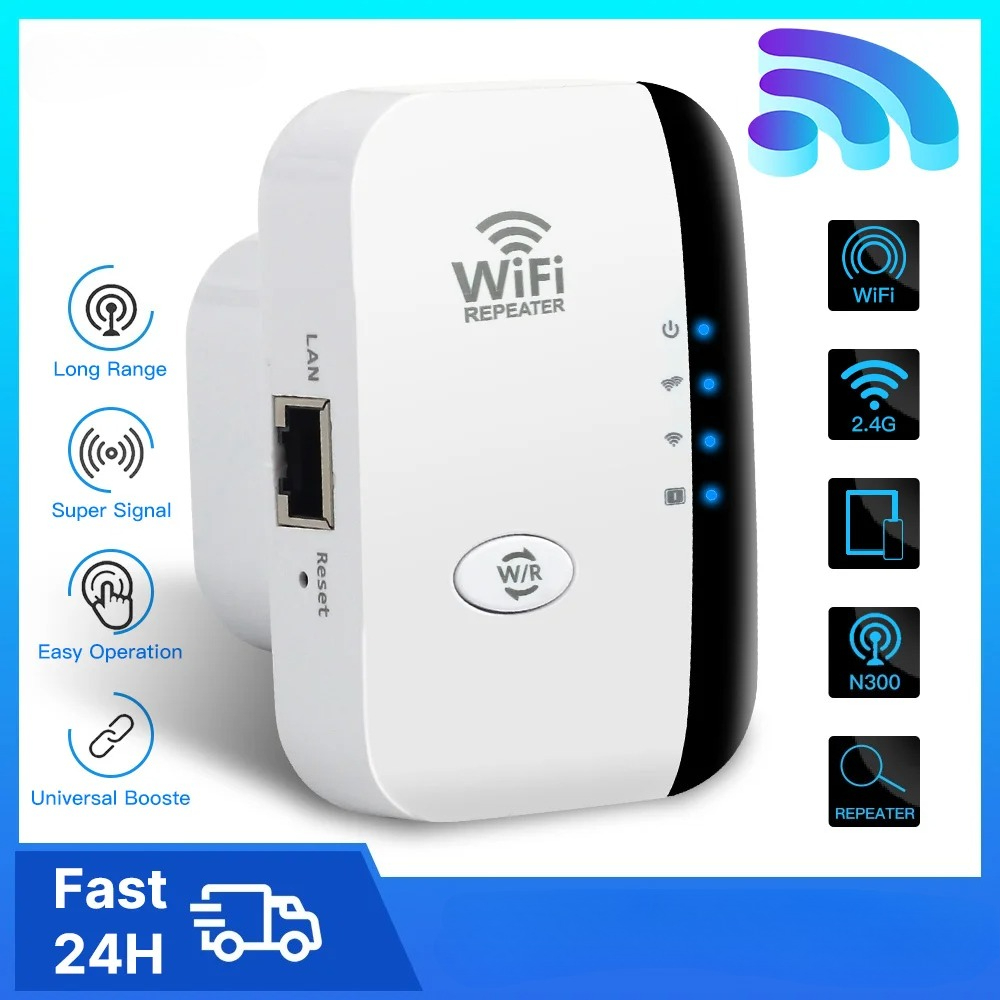 300Mbps WiFi Repeater Wireless Signal Extender WiFi Amplifier 802.11N WiFi Booster Repetidor Wi Fi Reapeter