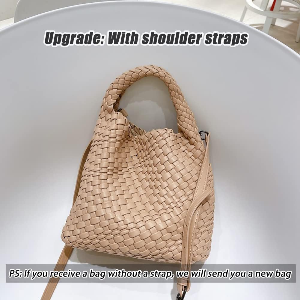 Luksusowa torebka damska typu tote, tkana, designerska, miękka, codzienna torebka crossbody z PU, popularny trend mody 2025, torebka damska.