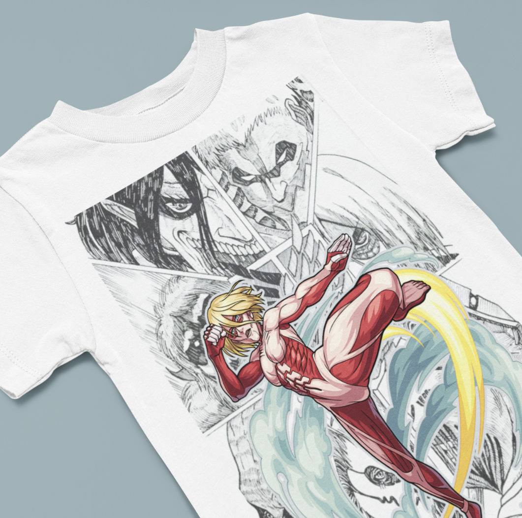 Damska koszulka Attack On Titan Shingeki No Kyojin Tshirt AOT Tee Anime T-Shirt SNK