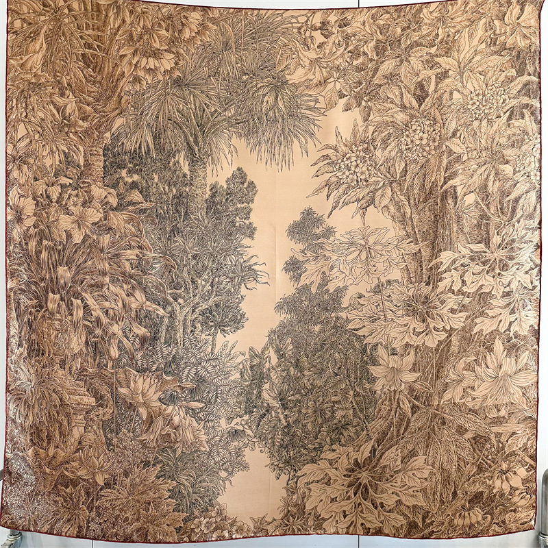 Foulard en soie de mûrier, châle de marque de luxe, Bandanas carrés de styliste, sac à cheveux, accessoires de décoration