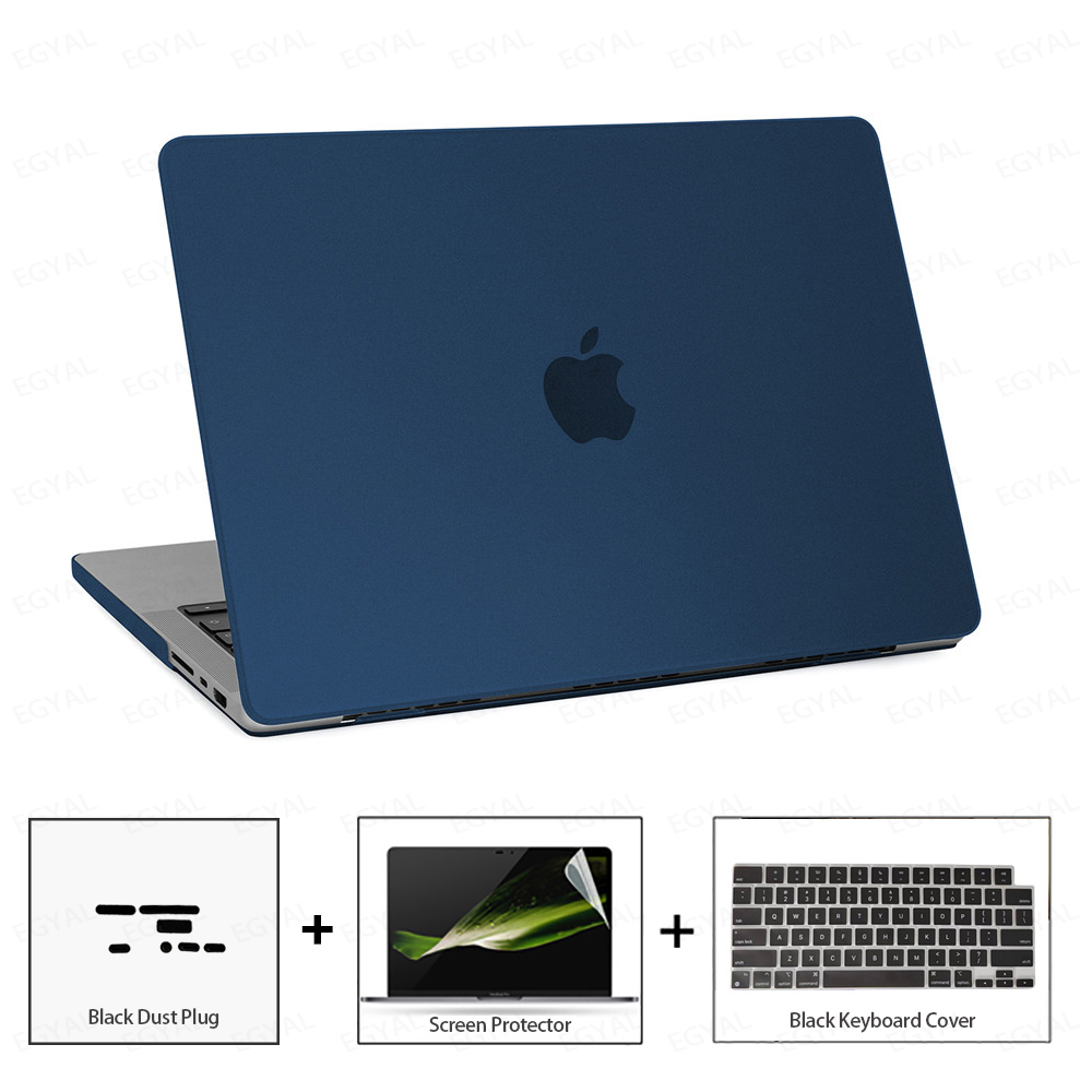 Funda para portátil MacBook Pro 14 2024 modelo A3112, funda ultrafina, tapón antipolvo, película de pantalla y cubierta para teclado M4 Max Pro 14 A3401