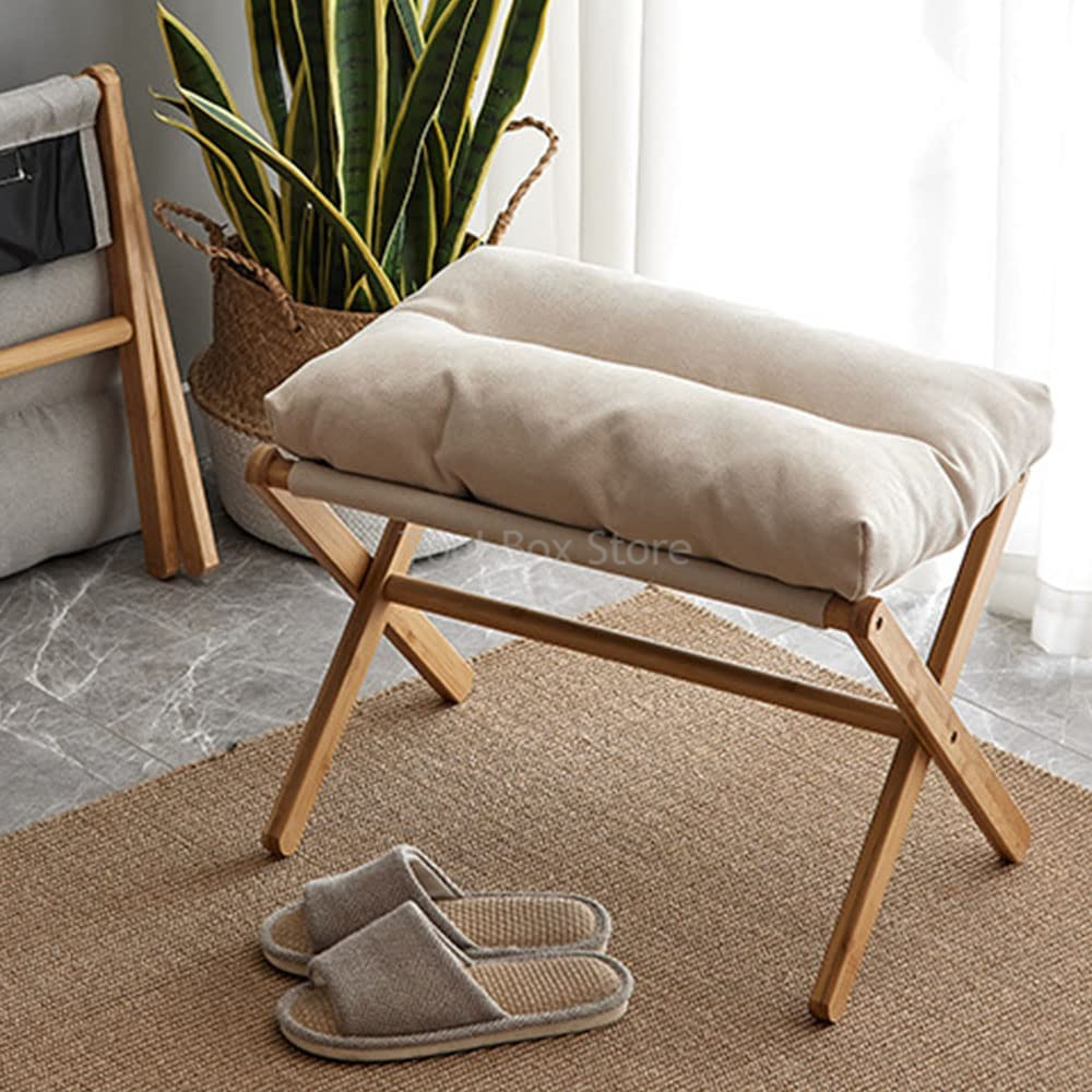 Taburete pequeño plegable, taburete bajo, silla de tocador, escritorio portátil multifuncional, reposapiés, taburete para cambiar zapatos, Mini taburete