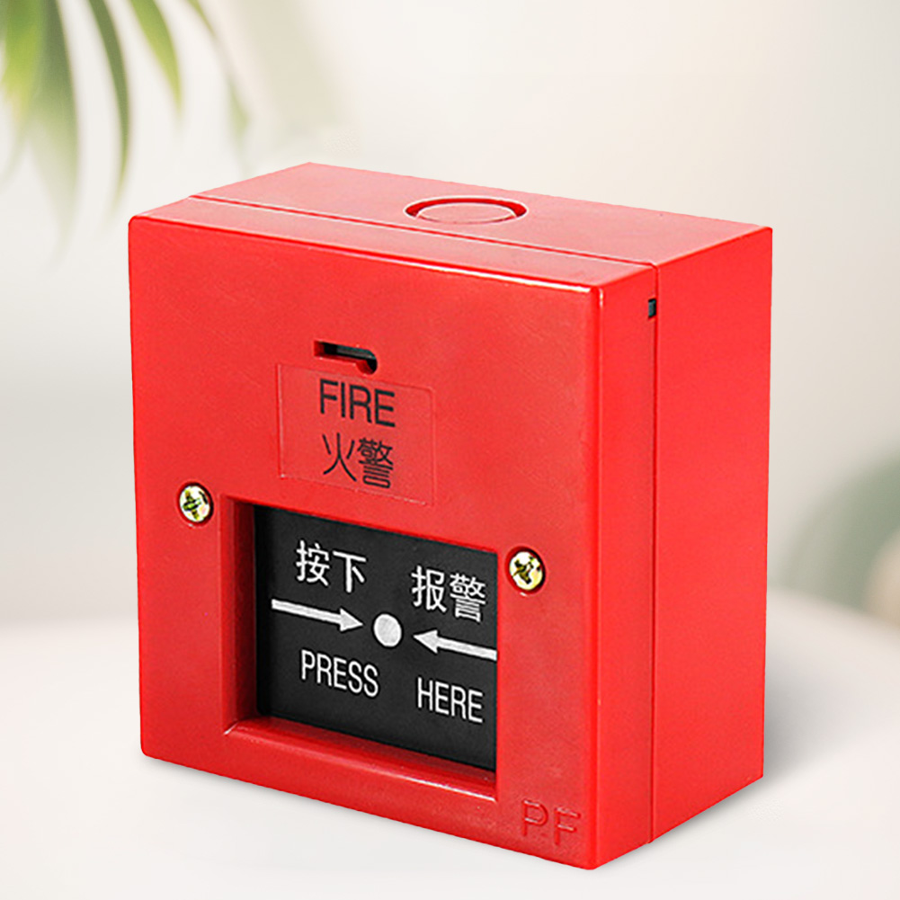 Alarme incendie pour écoles de 4 pouces, Station de traction AC 220V, contrôle incendie en métal, Type de gâche interne, cloche électrique, cloche d'alarme interne