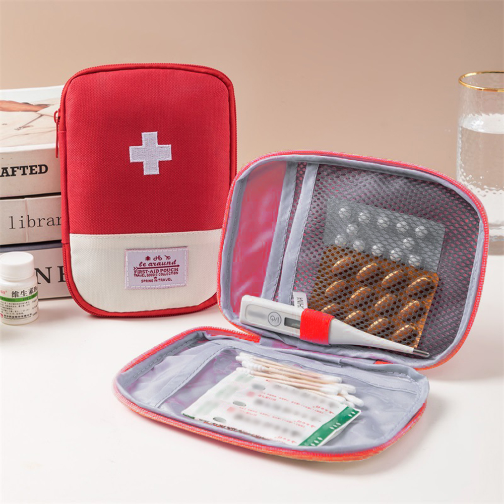 Mini tragbare Medizin tasche Reise Erste-Hilfe-Kit Medizin tasche Aufbewahrung tasche Überlebens kit Medizin box Outdoor-Notfall camping