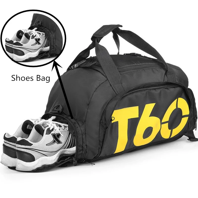 Bolsa de gimnasio, bolsas deportivas impermeables, mochila de Fitness para hombres y mujeres, bolsa de separación húmeda seca portátil de gran capacidad para deportes de Yoga y Fitness