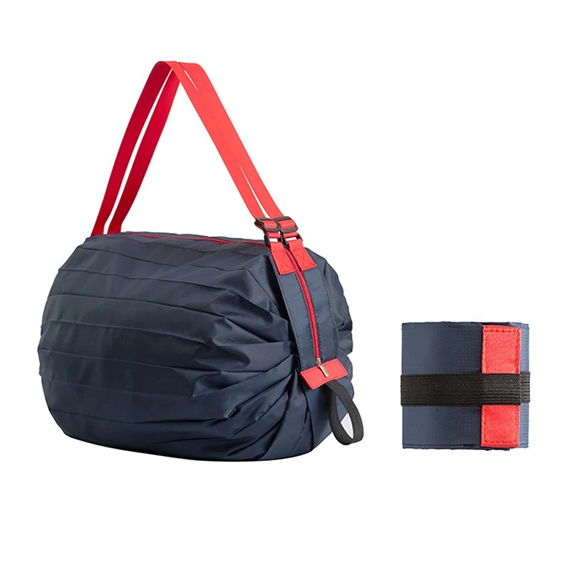 Bolsa de Armazenamento Dobrável com Alça, Bolsas de Viagem Camufladas Portáteis, Sacola de Compras de Grande Capacidade