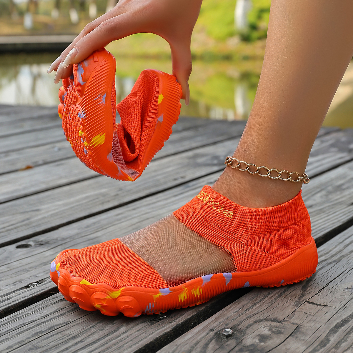 2025 New Outdoor Hiking Shoes Five-Finger Barefoot Shoes Beach Wading Shoes River Tracing Shoes 8252