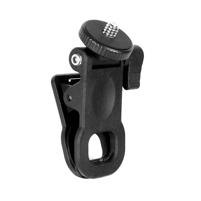 1 pz universale Mini Selfie Fill Light Clip fotocamera Flash Holder 1/4 montaggio a vite telefono cellulare Laptop fotografia morsetto di montaggio della lampada