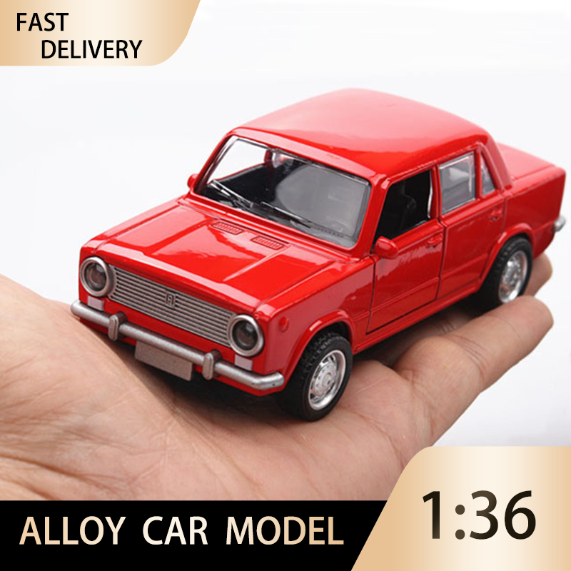 1:36 LADA модель автомобиля из сплава, литые игрушки, транспортные средства без светового и звукового эффекта, автомобиль для мальчиков, подарки на день рождения, детские игрушки, автомобили