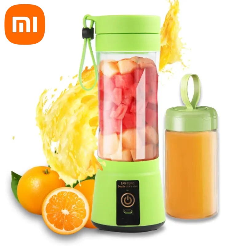 Xiaomi электрическая соковыжималка, Мини Портативный USB Перезаряжаемый блендер, соковыжималка для молочных коктейлей, многофункциональная соковыжималка, блендер для дома