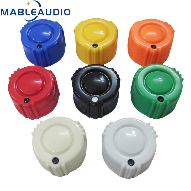 2 uds 25x15mm amplificador de guitarra sonido perilla de plástico BMP estilo clásico efecto de alta calidad perilla de volumen