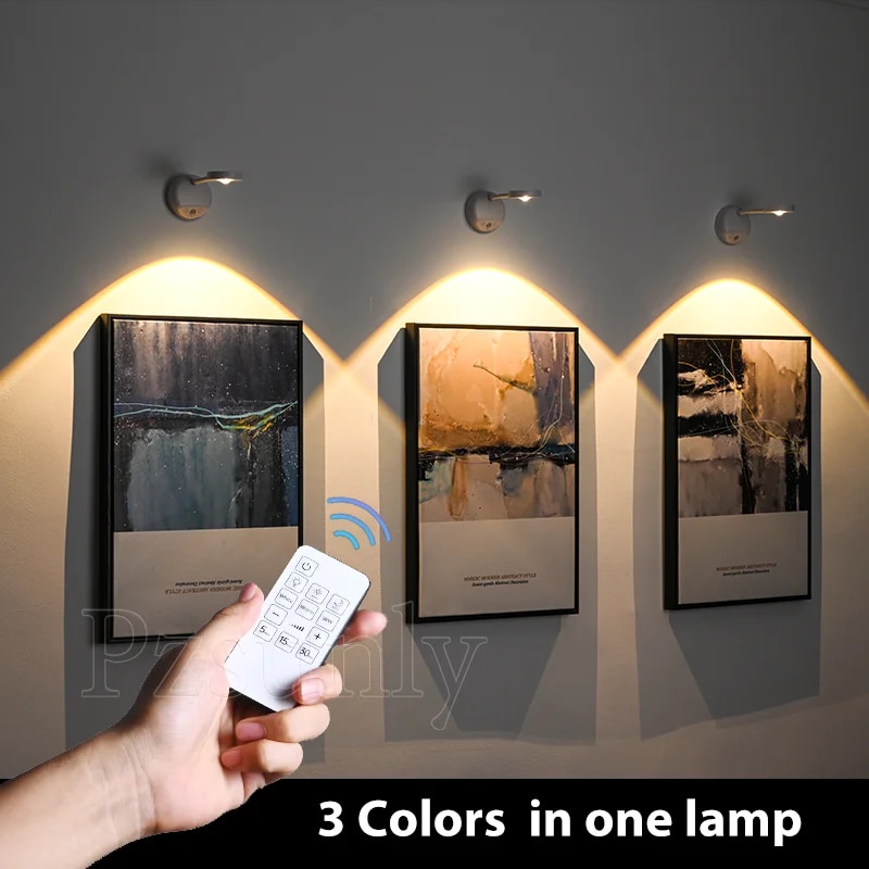 Nachtlampje Bewegingssensor Licht Draadloos USB LED voor Keuken Slaapkamer Muurschildering Woonkamer Sensor Wandlamp Binnenverlichting LED USB