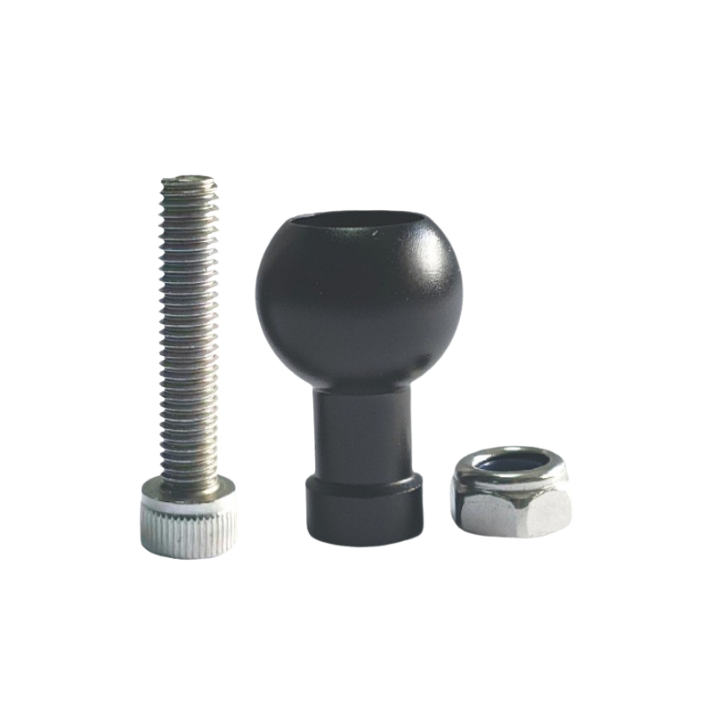 Conector de soporte de tornillo para motocicleta, cabeza de bola de 17mm/25,4mm a M6 M8 M10, conector de montaje para cámara deportiva, motocicleta para cámara GoPro