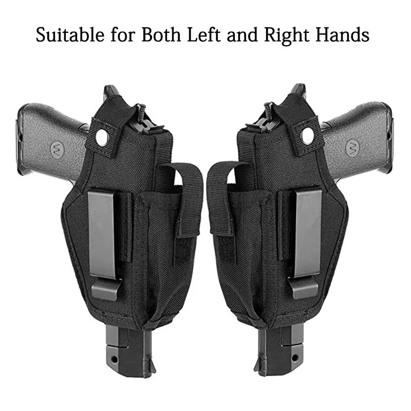 Heißer Universal Taktische Pistole Holster Metall Clip Jagd Gürtel Verdeckte Tragen IWB OWB Holster für Alle Größe Subcompact Handfeuerwaffen