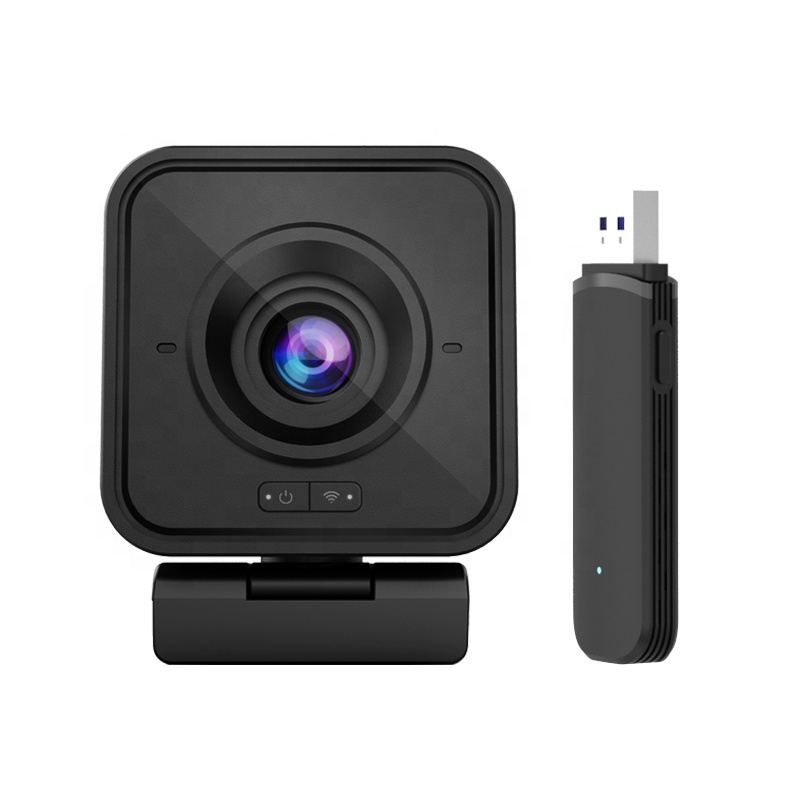 Built-in battery true wireless webcam works with Skype, Zoom, FaceTime, Hangouts meetings/video call/streaming for PC/Laptop