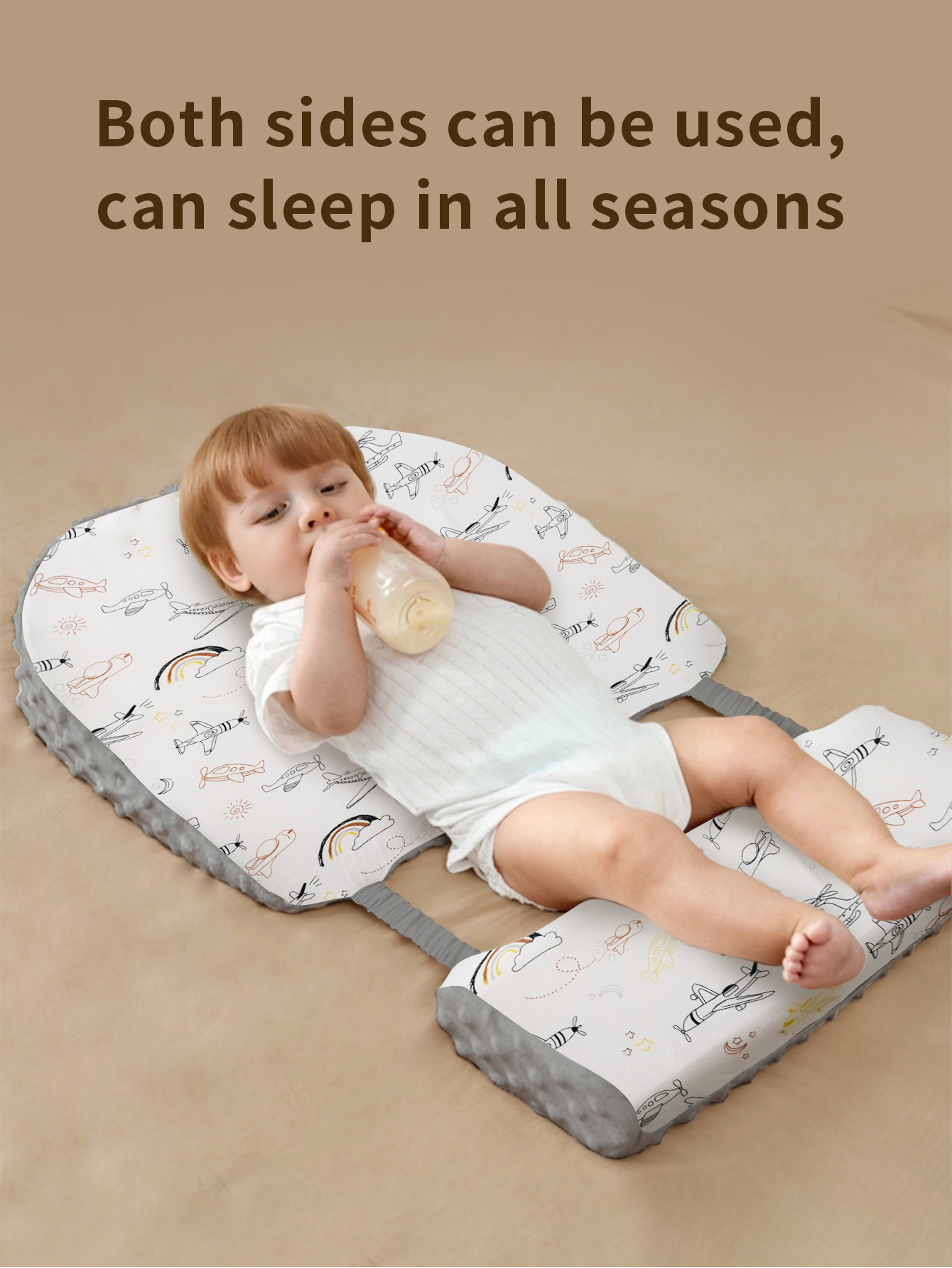 Baby Wedge Pillow for Spit-up Prevention Baby Slope Pad Anti-spit-up Infant Body Support Pillow