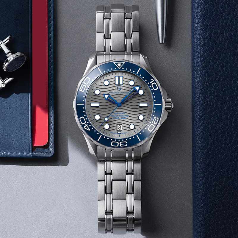 2025 novo design pagani pd1685 relógios masculinos relógio de pulso mecânico para homem relógio automático japão nh35a 20bar relógio à prova dwaterproof água