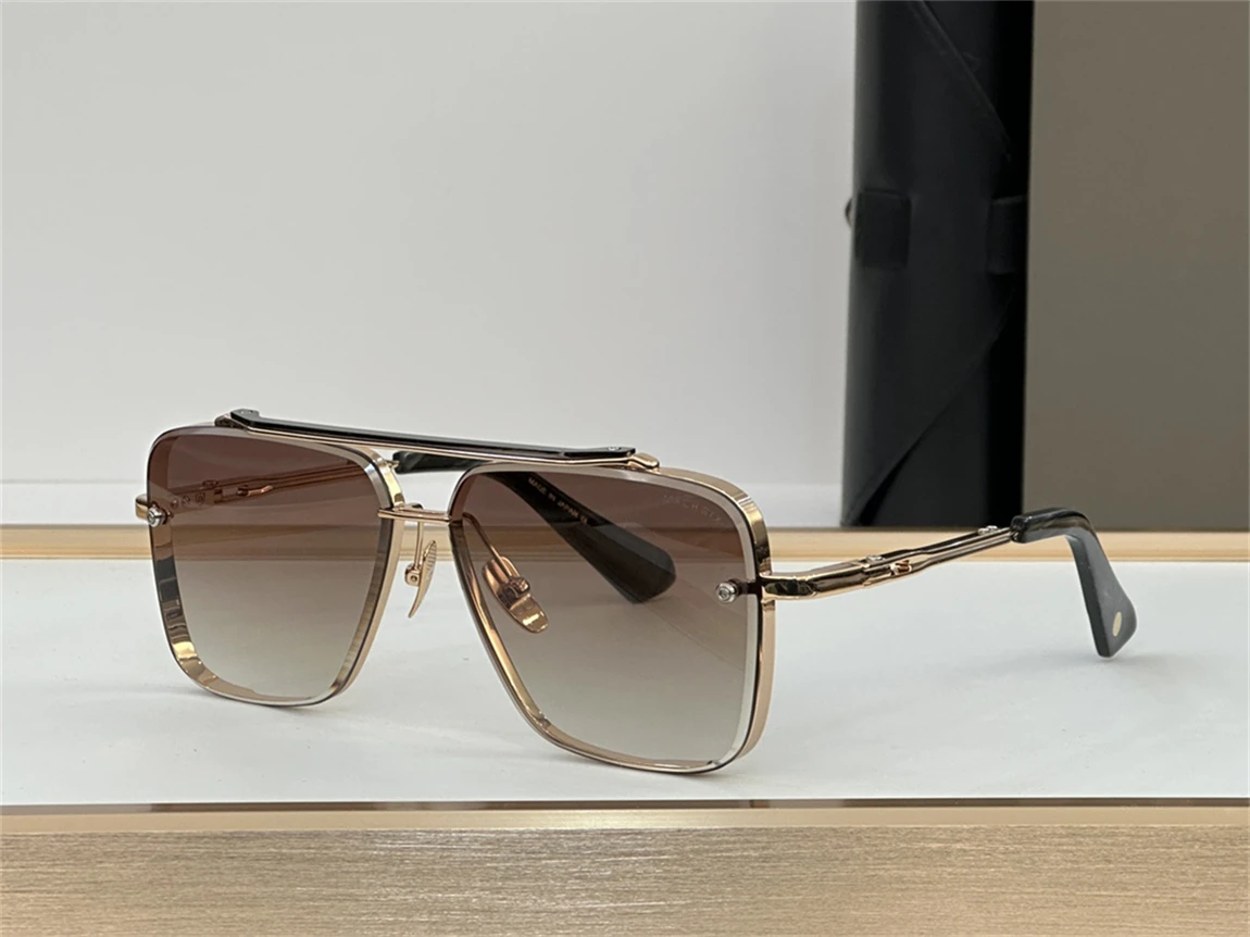 ADITA MACH SIX แว่นตากันแดดบุรุษและสตรีสุดหรูคุณภาพสูง Titanium Designer แว่นตา UV400