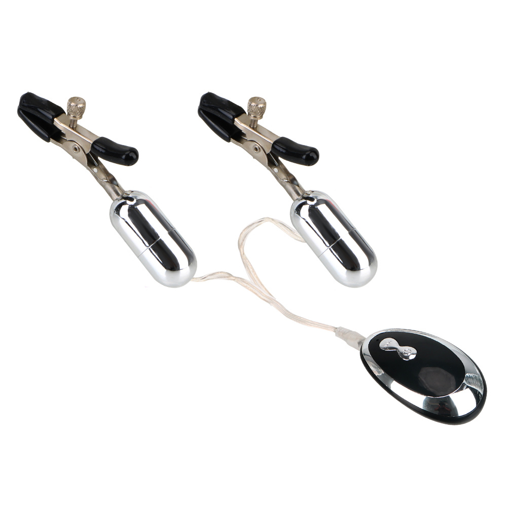 20 Modes Vibration Women Nipple Clamps Vibrators Clitoris Clips Sex Toys For Couples Tools Adults Games Products Bondage Sets